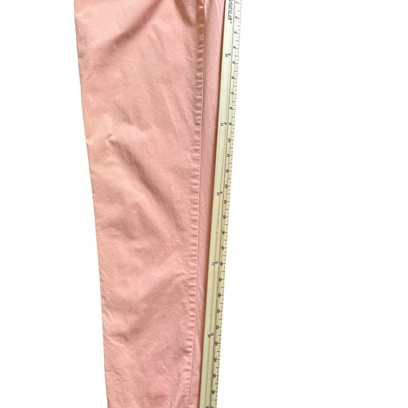 Women’s Gap Khakis Size 8 Orange Color Straight Leg Casual Pants - Picture 3 of 5